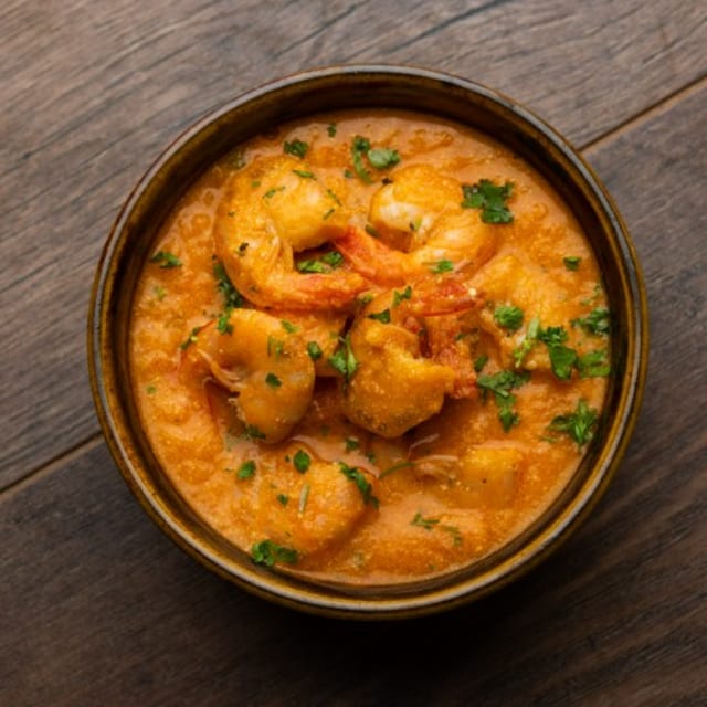 Shrimp Vindaloo.