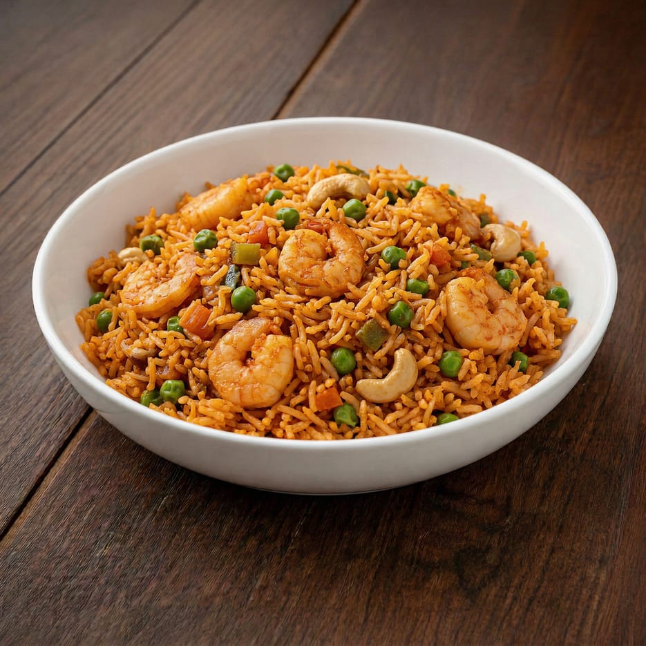 Shrimp Biryani.
