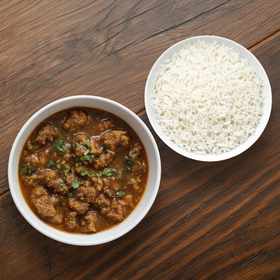 Chicken Manchurian.