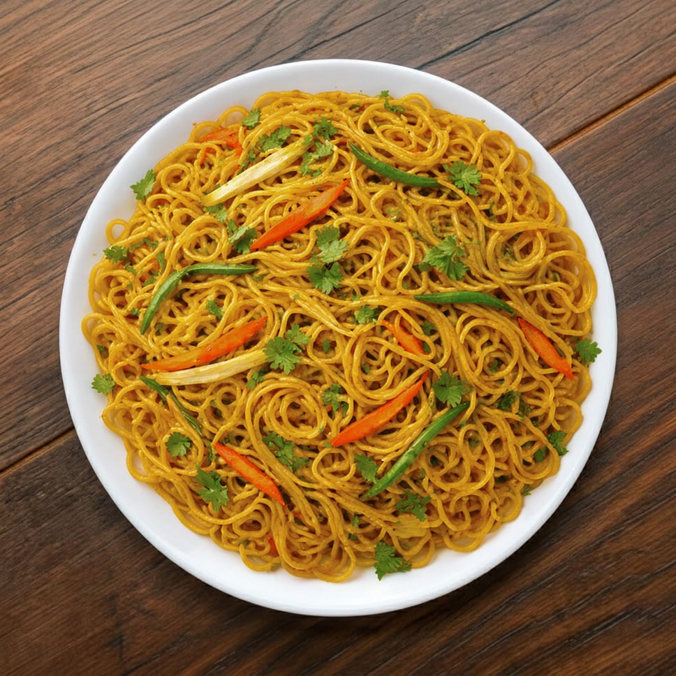 Veg. Hakka Noodles.