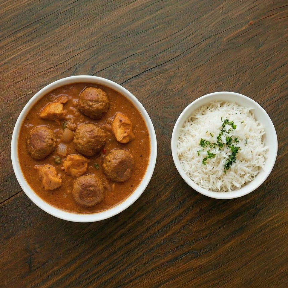 Meatball Chicken Curry.