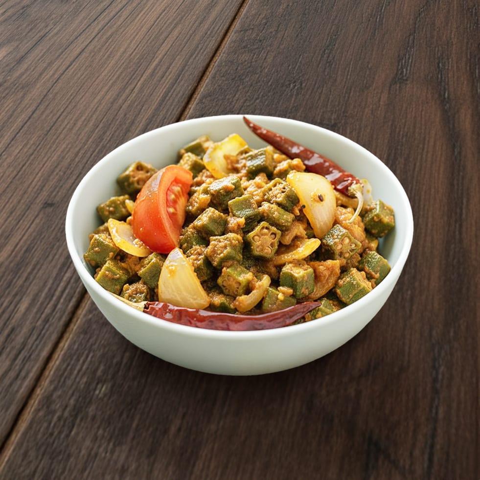 Bhindi Masala (Vegan).
