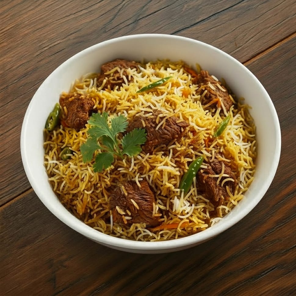 Goat/Lamb Biryani.