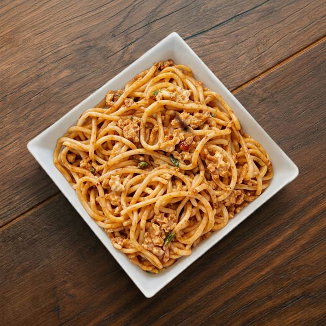 Shrimp Hakka Noodles.