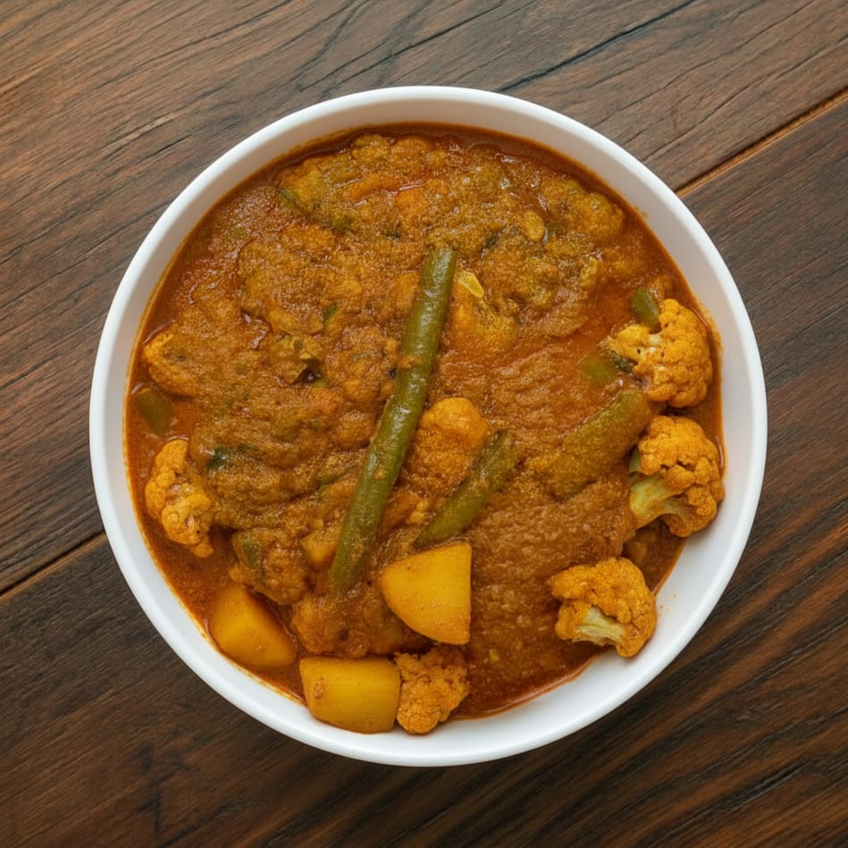 Mix Vegetable Curry (Vegan).