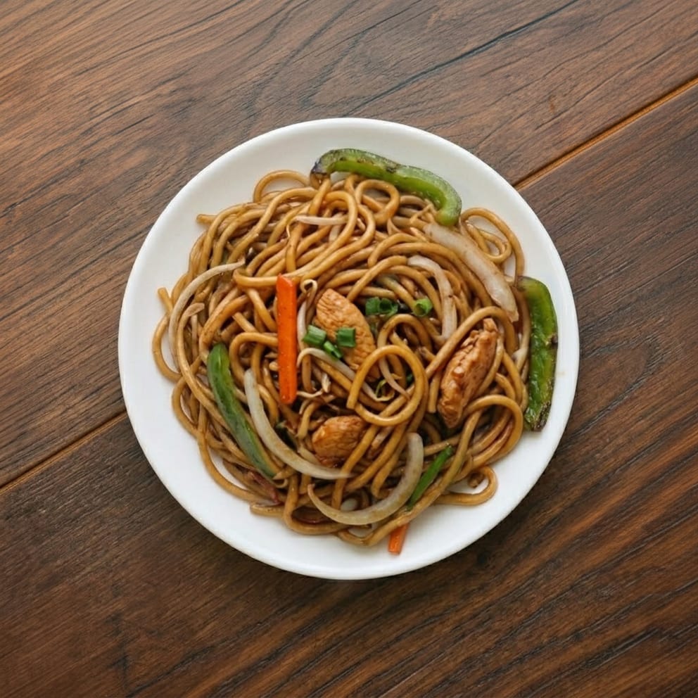 Chicken Hakka Noodles.
